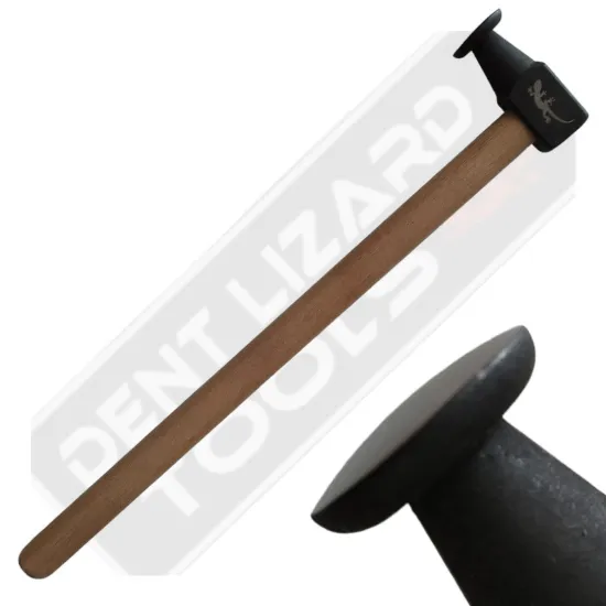 Picture of LIZARD Curved (Black) Single-Ended Hammer with Replaceable Head - PDR Paintless Dent Repair Hammer