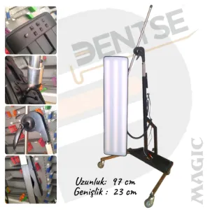 Magic - Pdr Ayaklı Büyük Led Lamba / 9 Led ( Kehribar İtalyan Model )